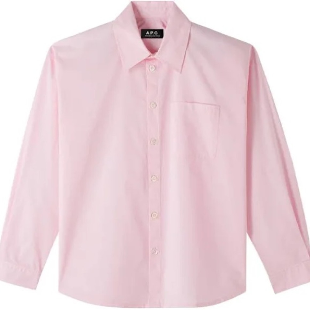 A.P.C. Pink Button-Up Shirt